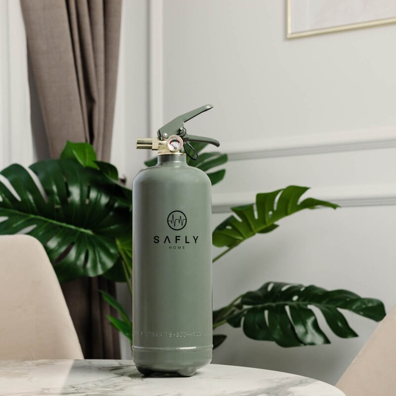 Safly Brannslukningsapparat 2 kg grønn