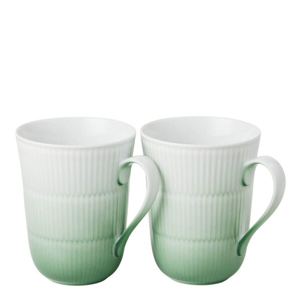 Royal Copenhagen Iris kopp 36 cl 2 stk grønn