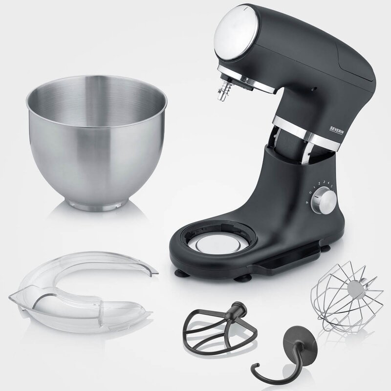 Severin Kjøkkenmaskin KM3898 5,5L 1000W svart