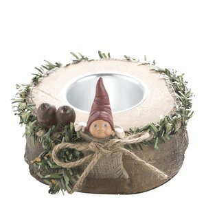 Klarborg Adventslysestake stubbe 8 cm