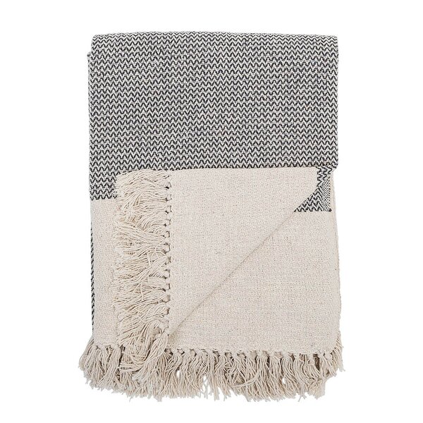 Bloomingville Pledd Sefanit 160x130 cm grå