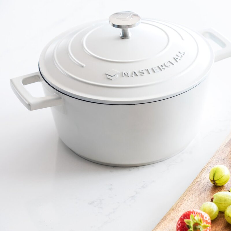 MasterClass Cast Aluminium gryte 2,5L 21 cm krem