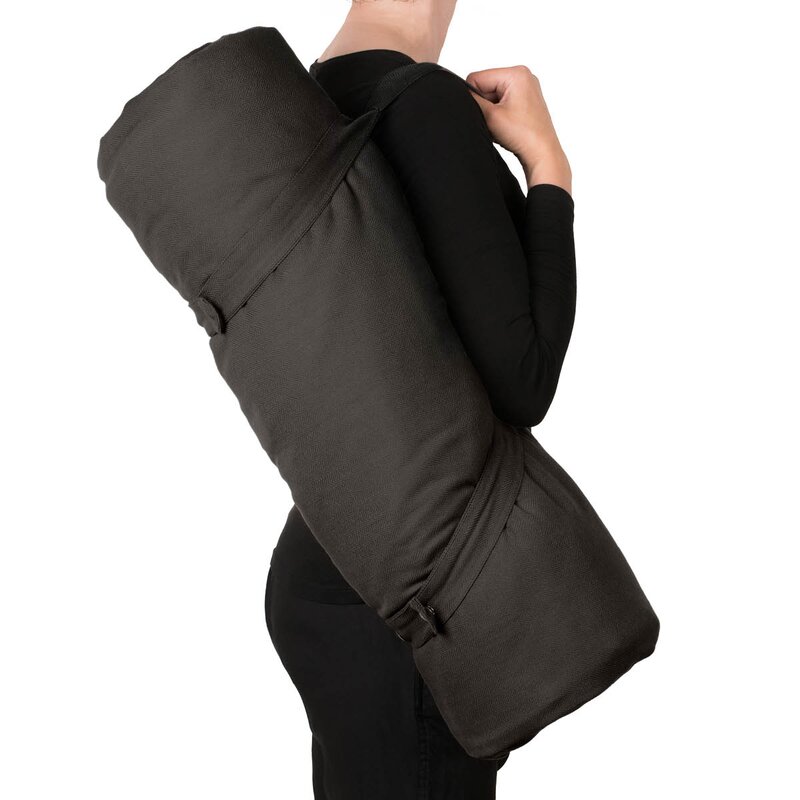 The Organic Company Meditasjonsmatte To-Go 70x200 cm mørkegrå