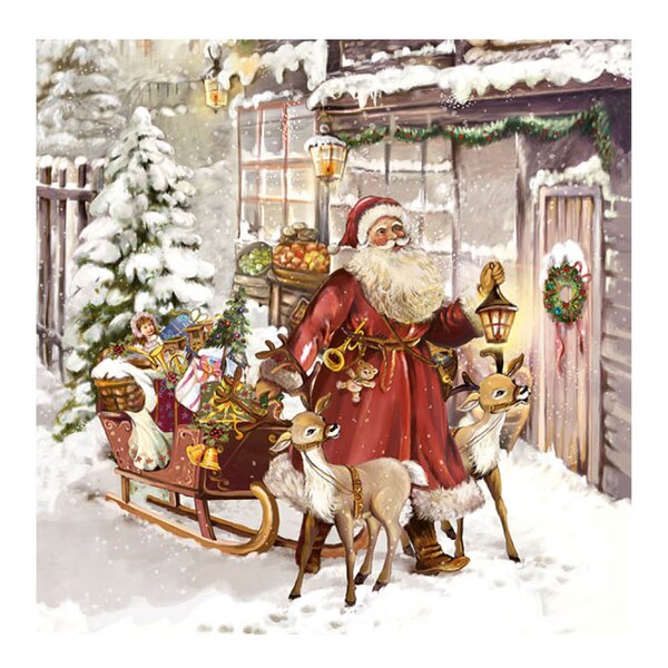 Ambiente Serviett 33x33 cm 20 stk Christmas Visit