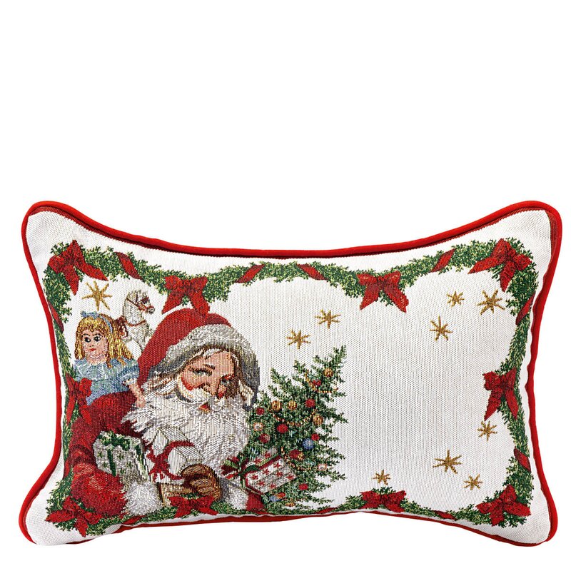 Villeroy & Boch Toys Fantasy Gobelin vendbar pute santa 48x32 cm