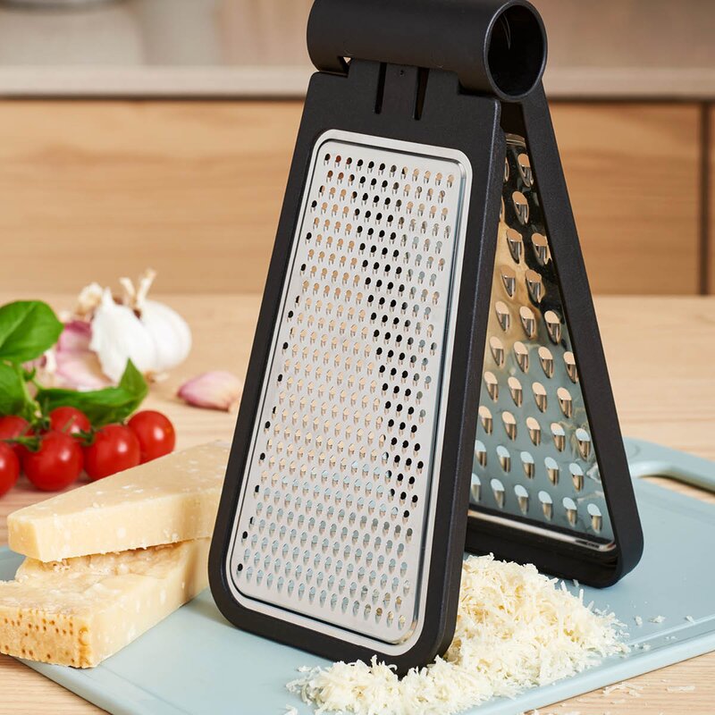 Gastromax Sammenleggbart rivjern svart/rustfri