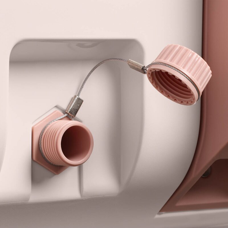 Stanley Cold For Days kjøleboks med hjul 47L rose quartz