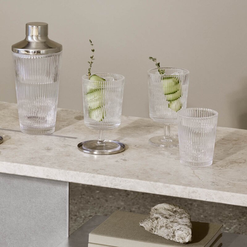 Stelton Pilastro vinglass 18 cl 4 stk klar