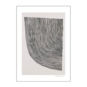 Poster & Frame The Poster Club x Leise Dich Abrahamsen poster 30x40 cm curves black