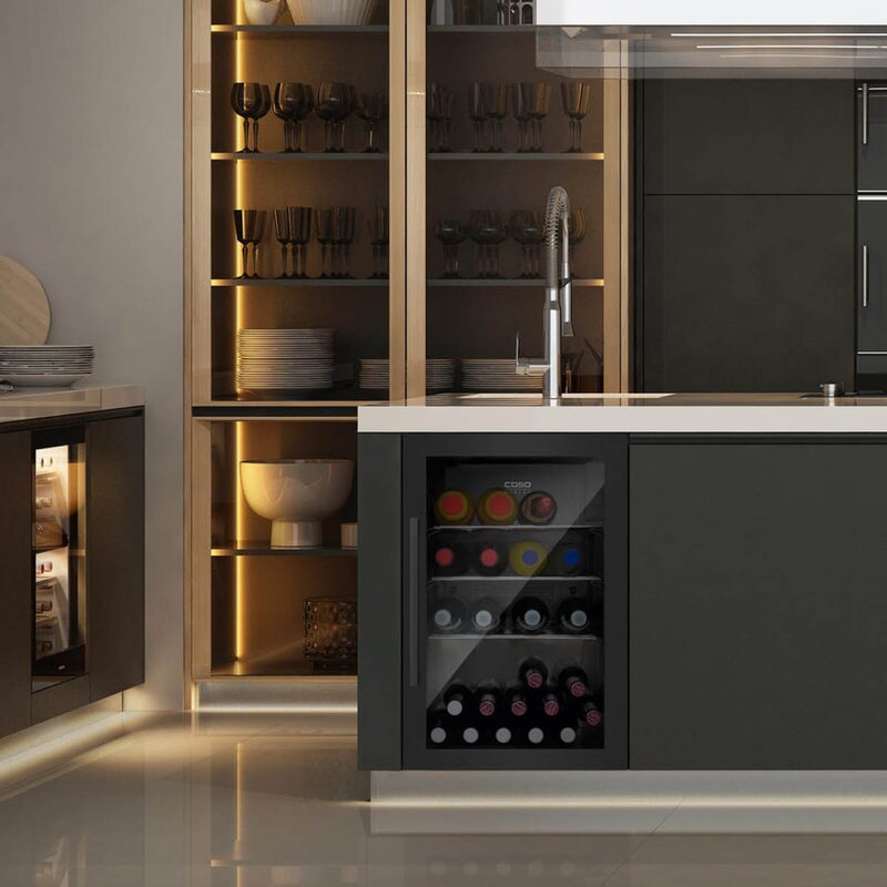 Caso Barbecue Cooler utendørskjøleskap 63L svart