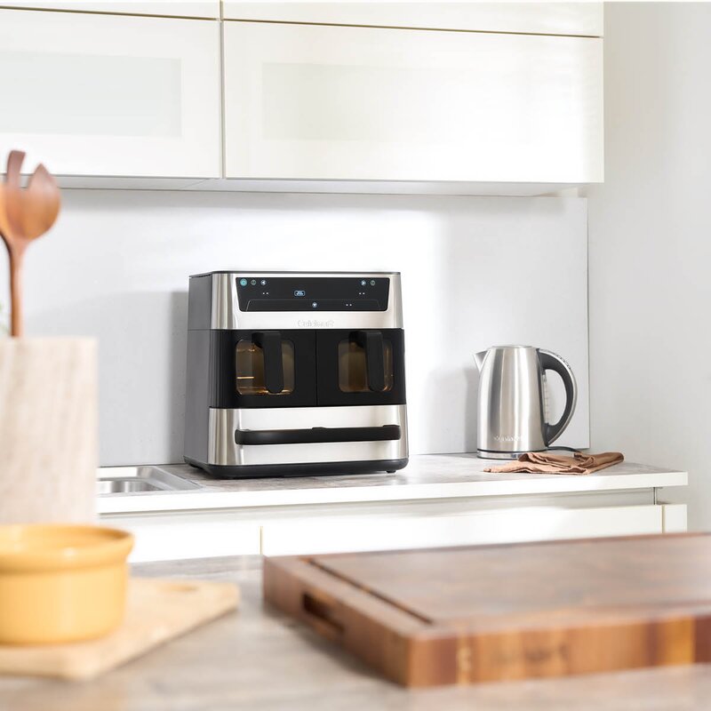 Cuisinart TriZone airfryer AFT13XSSE 13,2L 2550W rustfritt stål