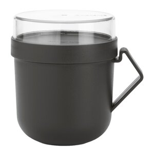 Brabantia Make & Take suppekopp 0,6L mørk grå