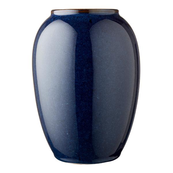 Bitz Keramikkvase 20 cm mørkeblå