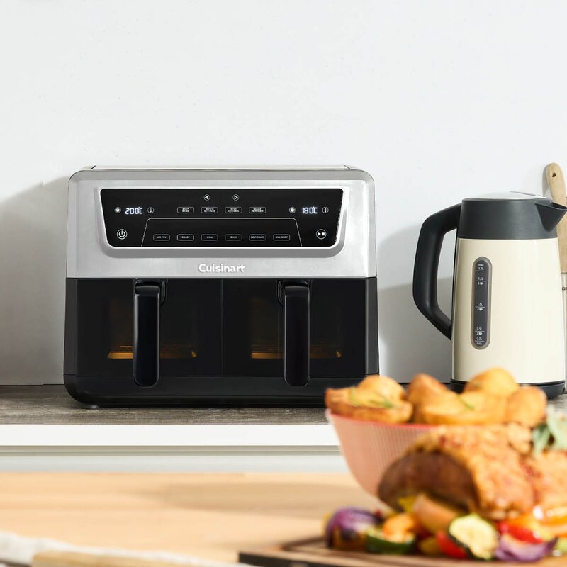 Cuisinart AirTwin airfryer AFD10XSSE 10,4L 2400W rustfritt stål