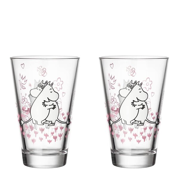 MoominIittala Mummi glass 30 cl 2 stk Kjærlighet