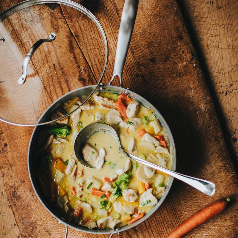 Dorre Classic suppeøse 28 cm 12 cl stål