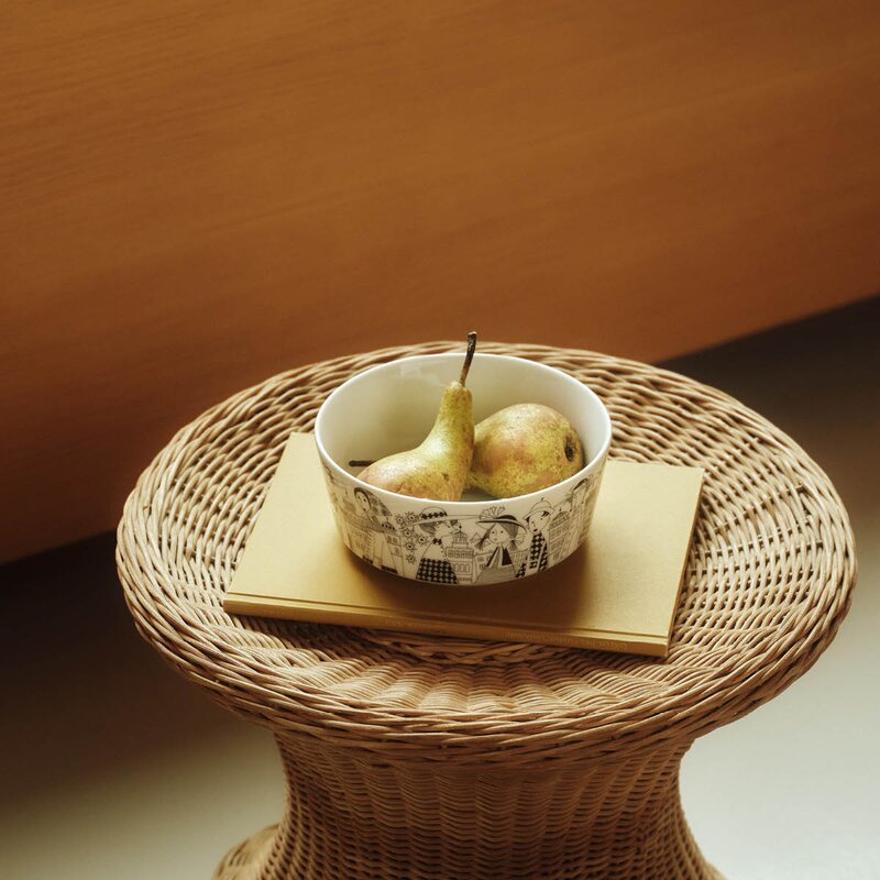 Arabia Emilia skål 15 cm hvit