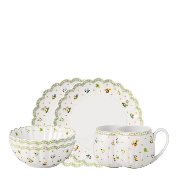 Villeroy & Boch Easter Delight frokostsett for 2 6 deler grønn