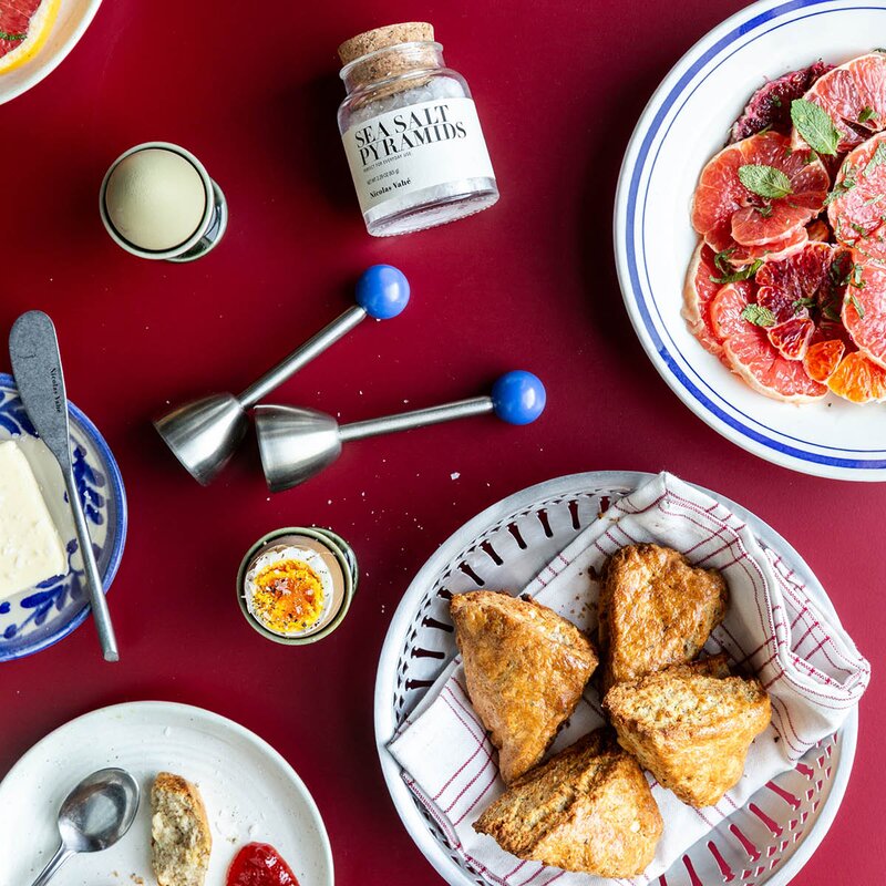 Nicolas Vahé Eggåpner 13 cm blå