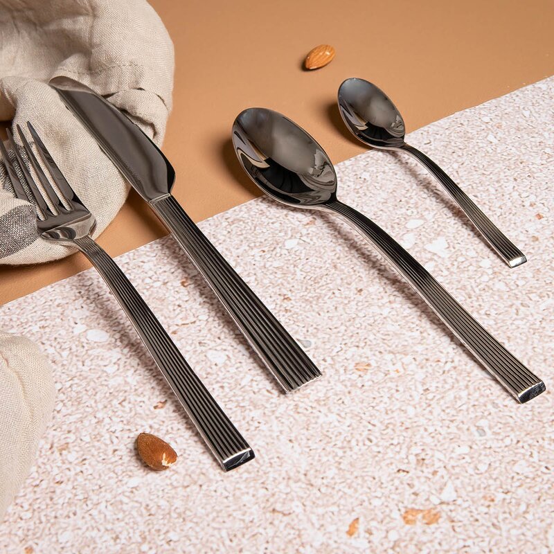 Modern House Line bestikksett 24 deler stål