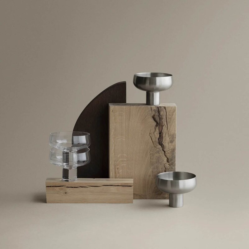 Blomus Koyoi champagneglass coupe stål 9 cl 2 stk