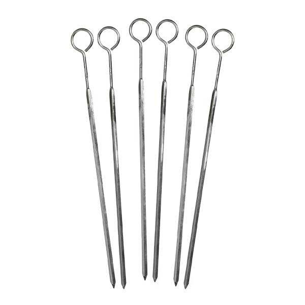 Exxent Grillspyd 25 cm 6 stk stål
