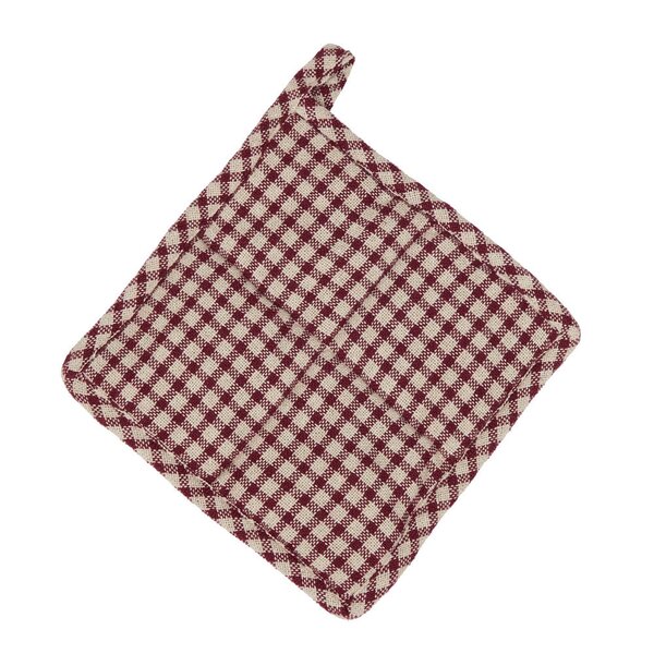 Fondaco Mette grytelapp 20x20 cm vinrød