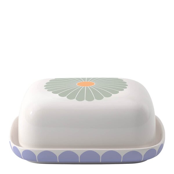 Villeroy & Boch Fleur colour smørboks 15x12 cm multi