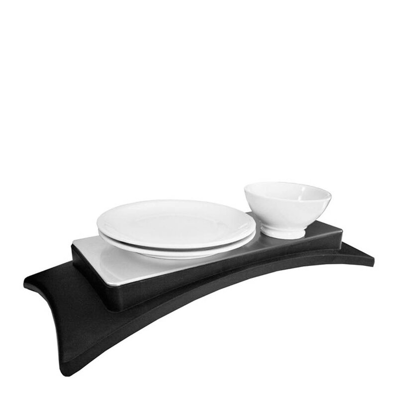 Åviken Varmeplate dobbel 850W svart