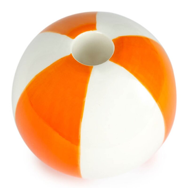 Balvi Floats lysestake 8 cm Beachball oransje