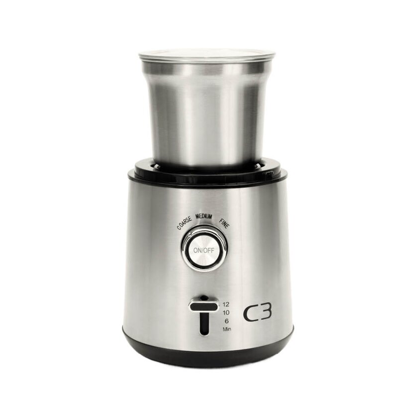 C3 Design kaffekvern CG700 85g 200W børstet stål