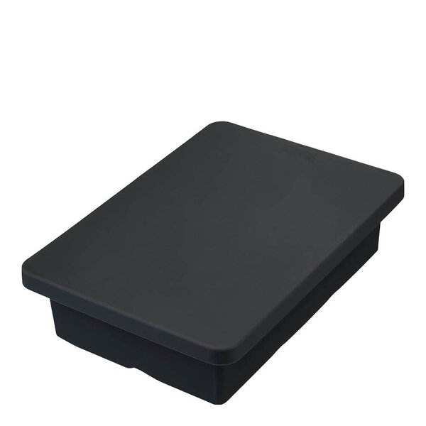 Innovine Isbitbrett med lokk i silikon 13x20x13 cm svart