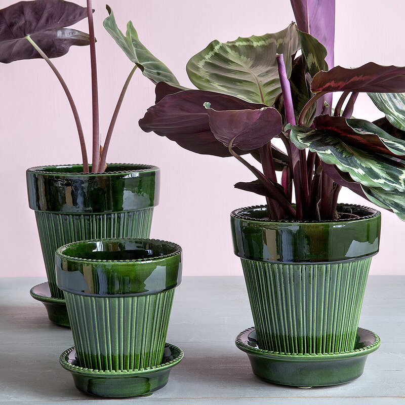 Bergs Potter Simona blomsterpotte 16 cm grønn emerald