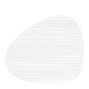 LIND DNA Curve Corduroy bordbrikke 44 cm Pure White