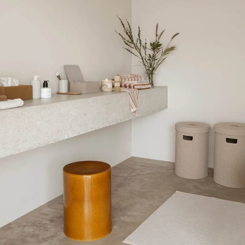 Blomus Arto håndhåndkle 100x50 cm beige/orange