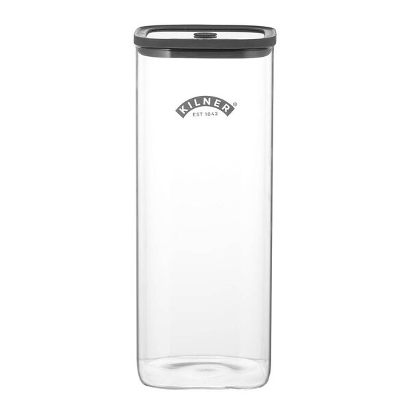 Kilner Fresh XXL oppbevaringskrukke 3,5L glass/grå