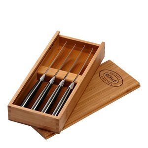Rösle Biffkniv 24 cm 4 stk i rustfritt stål