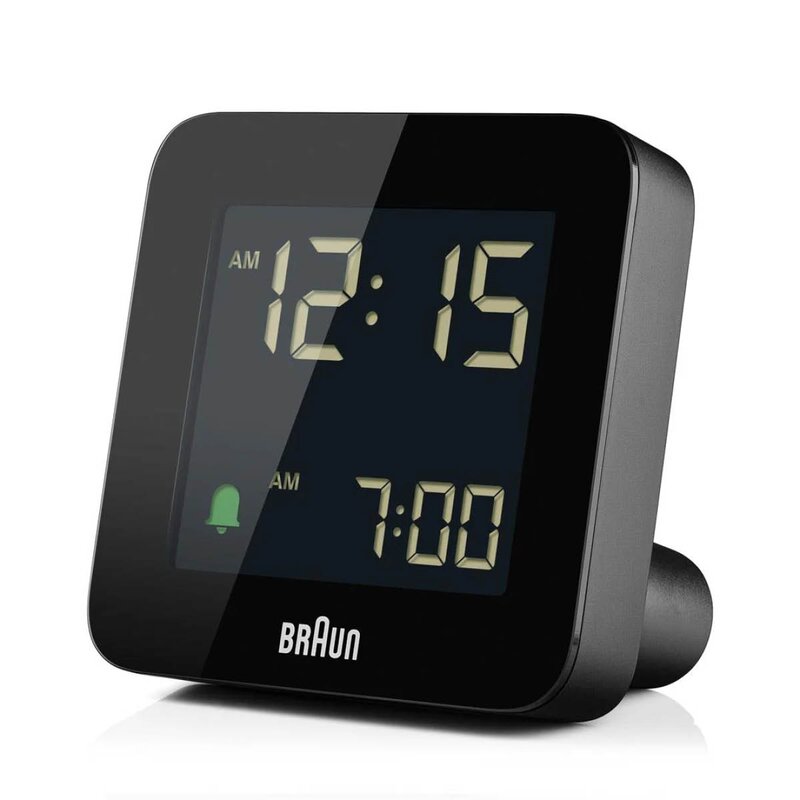 Braun Vekkerklokke digital 7,6 cm svart