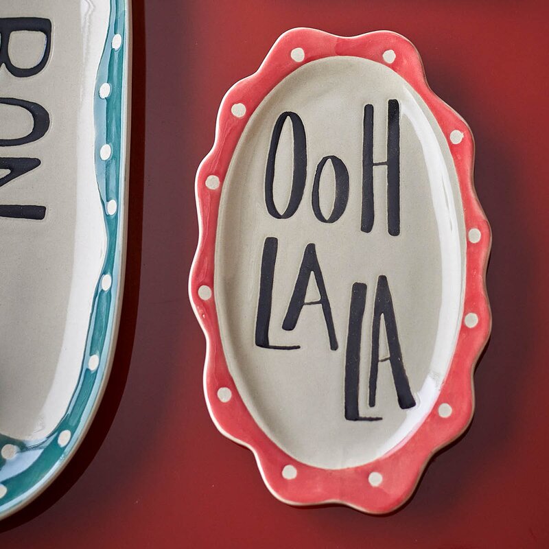 Bloomingville Soline serveringsfat 23x14 cm Ooh La La