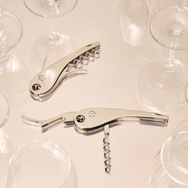L-atelier du vin Soft Machine korketrekker 12,3 cm sølv