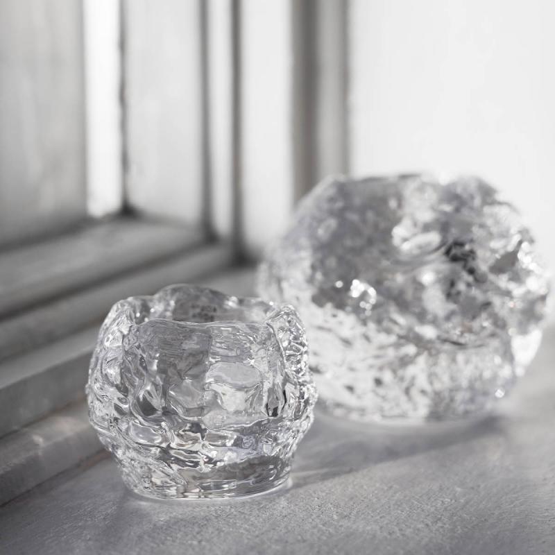Kosta Boda Snowball votive lysestake 6 cm