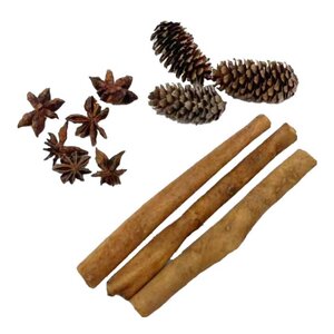Holmen Gill dekorasjon natur kongle/stjerneanis/kanel
