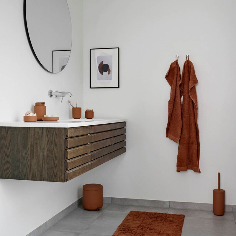 Zone Denmark Classic badehåndkle 70x140 cm terrakotta