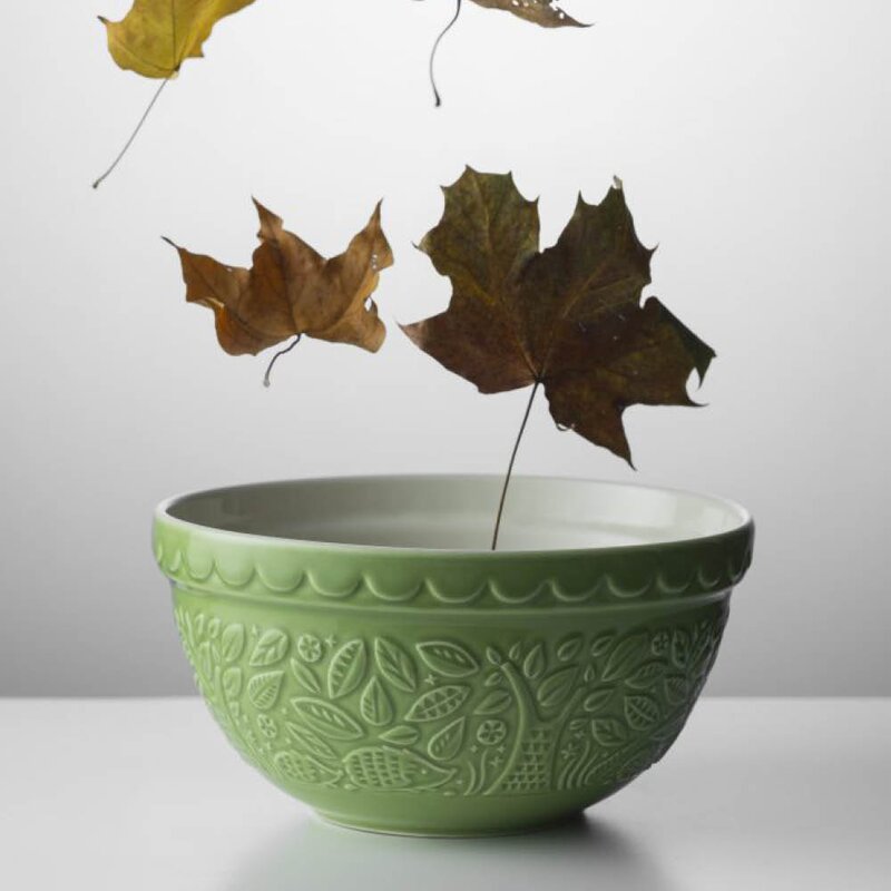 Mason Cash In The Forest blandeskål S30 1,1L Pinnsvin grønn