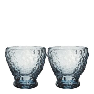 Kosta Boda Moss tumbler glass 33 cl 2 stk sirkulær