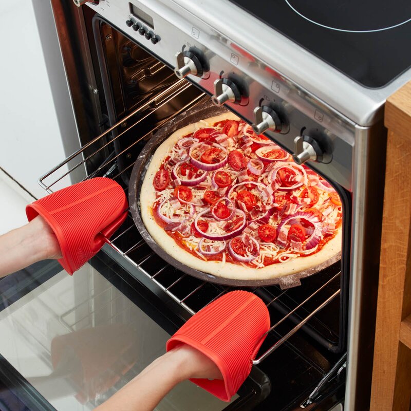 Lékué Pizzamatte for sprø bunn rund 36 cm brun