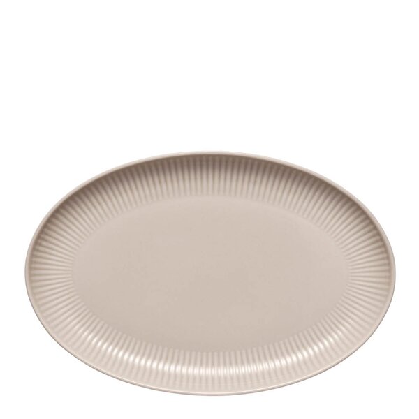 Eva Trio Legio Nova Palette oval coupe tallerken 24,5 cm beige
