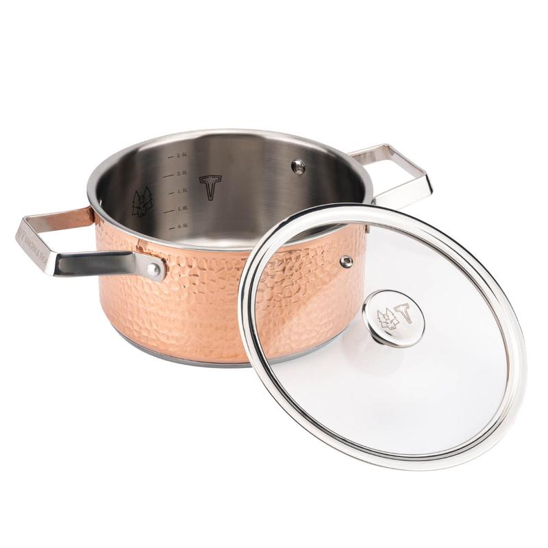 Vargen & Thor Mjölner Noelle kasserolle 2,8L kobber