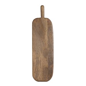 Sögne Home Skjærebrett mangotre 50x14 cm rustic brown