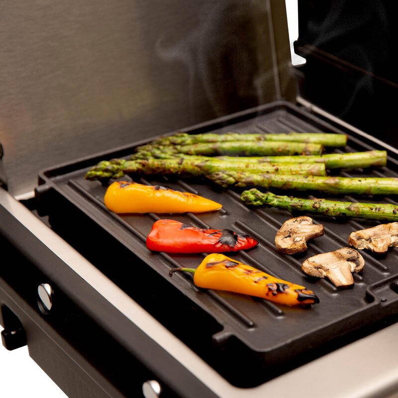 Broil King Sidebrenner stekeplate 31x24 cm støpejern